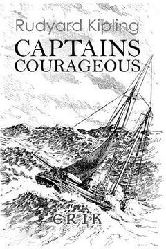 portada Captains Courageous: A Story of the Grand Banks - Illustrated (en Inglés)