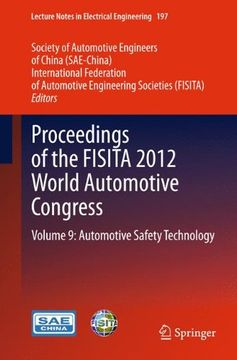 portada proceedings of the fisita 2012 world automotive congress: volume 9: automotive safety technology (en Inglés)