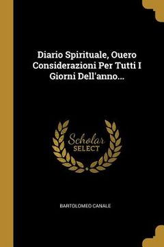 portada Diario Spirituale, Ouero Considerazioni Per Tutti I Giorni Dell'anno... (in Italian)