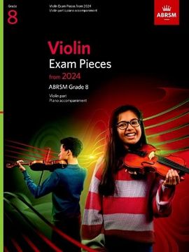 portada Violin Exam Pieces From 2024, Abrsm Grade 8, Violin Part & Piano Accompaniment (en Inglés)