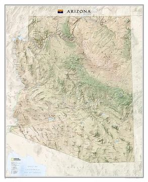 portada National Geographic Arizona Wall map (33 x 40. 5 in) (National Geographic Reference Map)