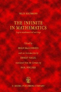 portada the infinite in mathematics: logico-mathematical writings