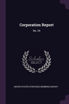 portada Corporation Report: No. 24 (en Inglés)