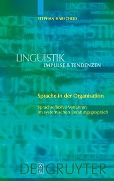 portada Sprache in der Organisation (in German)