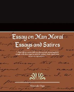 portada essay on man moral essays and satires