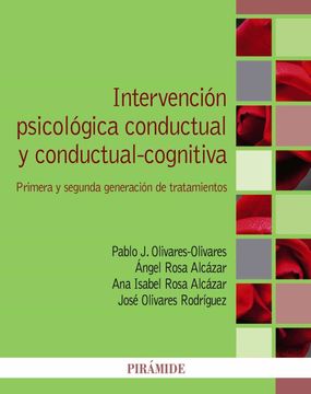 portada Intervencion Psicologica Conductual y Conductual-Cognitiva: Primera y Segunda Generacion de Tratamientos (in Spanish)
