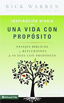 portada Inspiracion Diaria Para Una Vida Con Proposito = Daily Inspiration for a Life with Purpose (in Spanish)