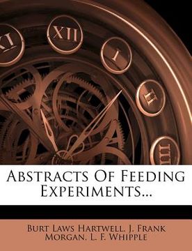 portada abstracts of feeding experiments... (en Inglés)