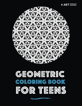 portada Geometric Coloring Book For Teens (en Inglés)