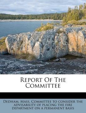 portada report of the committee (in English)