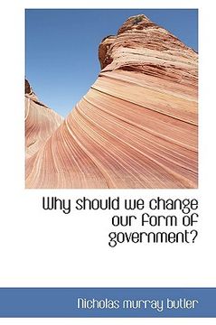 portada why should we change our form of government? (in English)
