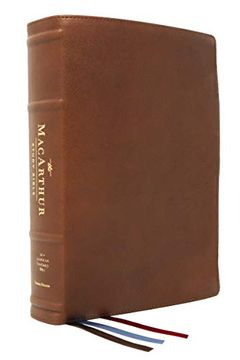 portada Nasb, Macarthur Study Bible, 2nd Edition, Premium Goatskin Leather, Brown, Premier Collection, Comfort Print: Unleashing God'S Truth one Verse at a Time (en Inglés)