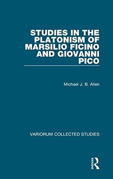 portada Studies in the Platonism of Marsilio Ficino and Giovanni Pico (en Inglés)