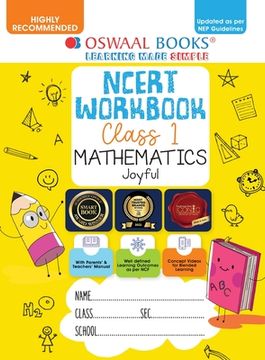 portada Oswaal NCERT Workbook Class 1 Mathematics Joyful (For Latest Exam) (en Inglés)