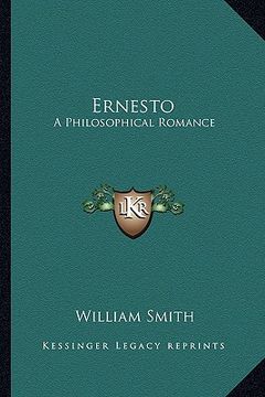 portada ernesto: a philosophical romance (en Inglés)