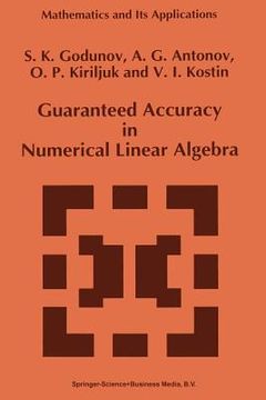 portada Guaranteed Accuracy in Numerical Linear Algebra (in English)