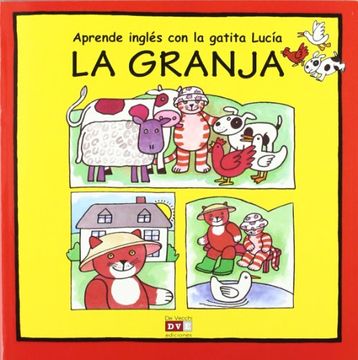 portada Aprende inglÃ s con la gatita LucÃ a: La granja (in Spanish)