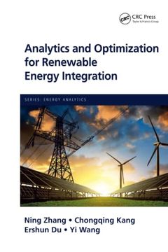 portada Analytics and Optimization for Renewable Energy Integration (Energy Analytics) (in English)
