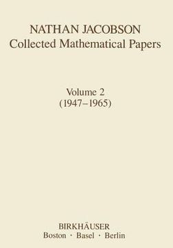 portada Nathan Jacobson Collected Mathematical Papers: Volume 2 (1947-1965) (en Inglés)