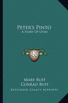 portada peter's pinto: a story of utah (en Inglés)
