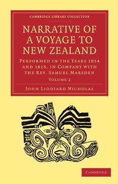 portada Narrative of a Voyage to new Zealand 2 Volume Set: Narrative of a Voyage to new Zealand: Volume 2 Paperback (Cambridge Library Collection - Religion) (in English)