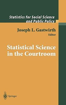 portada statistical science in the courtroom (en Inglés)