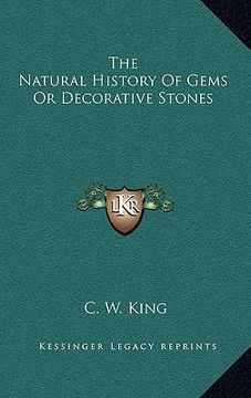 portada the natural history of gems or decorative stones (in English)