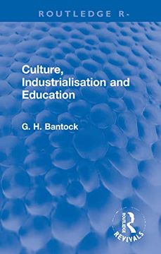 portada Culture, Industrialisation and Education (Routledge Revivals) (in English)