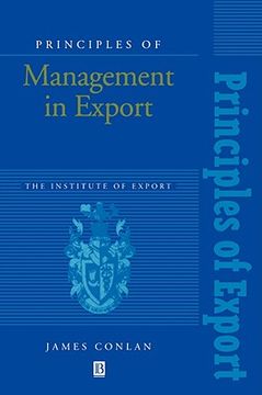 portada principles of management in export: the institute of export (en Inglés)