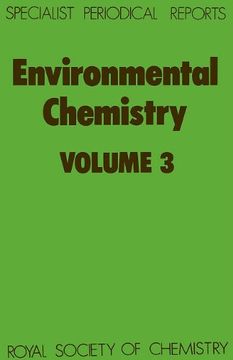 portada Environmental Chemistry: Volume 3 (en Inglés)