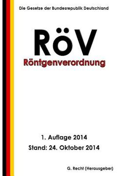 portada Röntgenverordnung - RöV (en Alemán)
