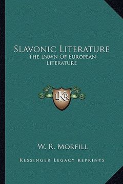 portada slavonic literature: the dawn of european literature (en Inglés)