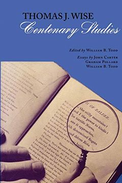 portada Thomas j. Wise: Centenary Studies (in English)
