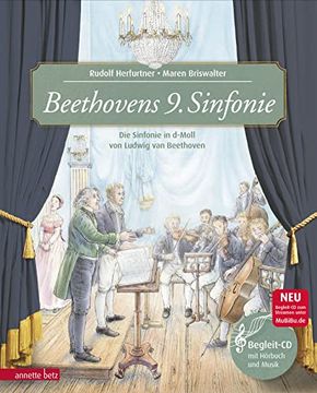 portada Beethovens 9. Sinfonie (Das Musikalische Bilderbuch mit cd im Buch und zum Streamen) (en Alemán)