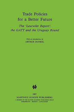 portada trade policies for a better future (en Inglés)