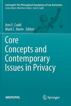 portada Core Concepts and Contemporary Issues in Privacy