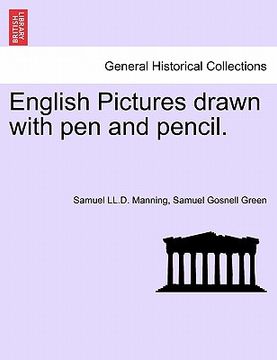 portada english pictures drawn with pen and pencil. (en Inglés)