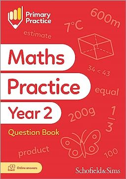 portada Primary Practice Maths Year 2 Question Book, Ages 6-7 (en Inglés)