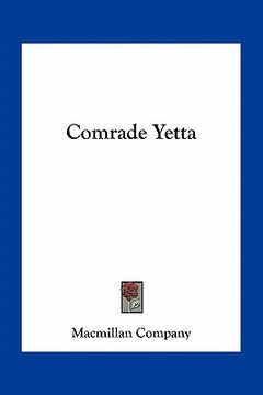 portada comrade yetta (en Inglés)
