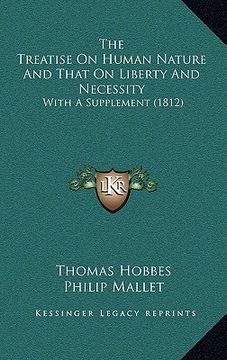 portada the treatise on human nature and that on liberty and necessity: with a supplement (1812) (in English)