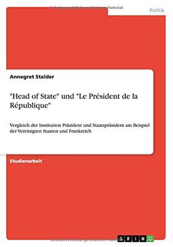 portada "Head of State" und "Le Président de la République"