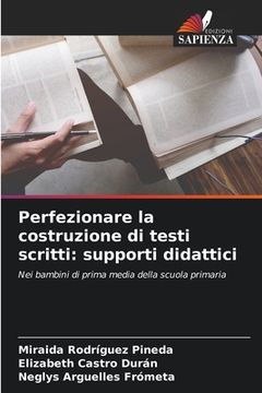 portada Perfezionare la costruzione di testi scritti: supporti didattici (in Italian)