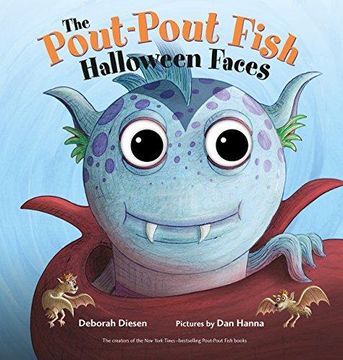 portada The Pout-Pout Fish Halloween Faces (a Pout-Pout Fish Novelty) (en Inglés)