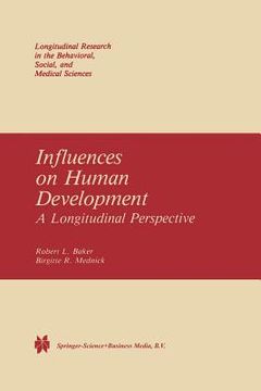 portada Influences on Human Development: A Longitudinal Perspective (en Inglés)
