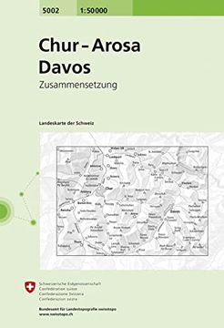 portada Chur-Arosa-Davos (National map Composite) (en Inglés)