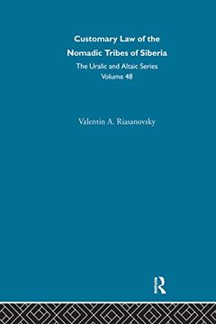 portada Customary law of the Nomadic Tribes of Siberia (en Inglés)