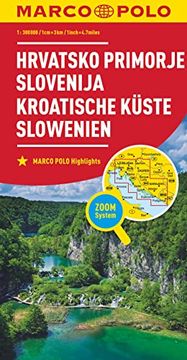 portada Marco Polo Karte Kroatische Küste, Slowenien 1: 300 000 (Marco Polo Karten 1: 300 000) (en Alemán)