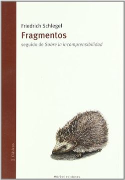 portada Fragmentos: Seguido de Sobre la Incomprensibilidad (in Spanish)