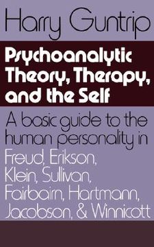 portada psychoanalytic theory, therapy, and the self