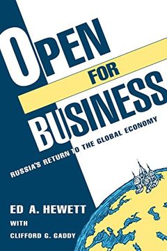 portada Open for Business: Russia's Return to the Global Economy (en Inglés)